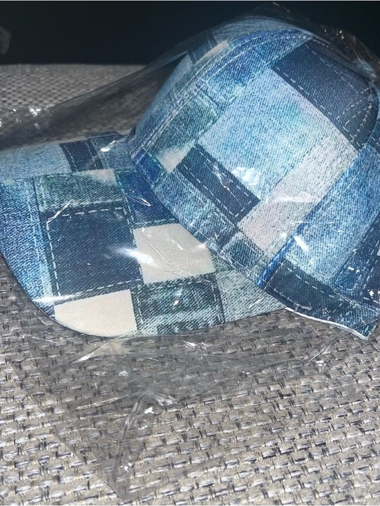 Patchwork Denim Color Cap - Picture 3 of 4